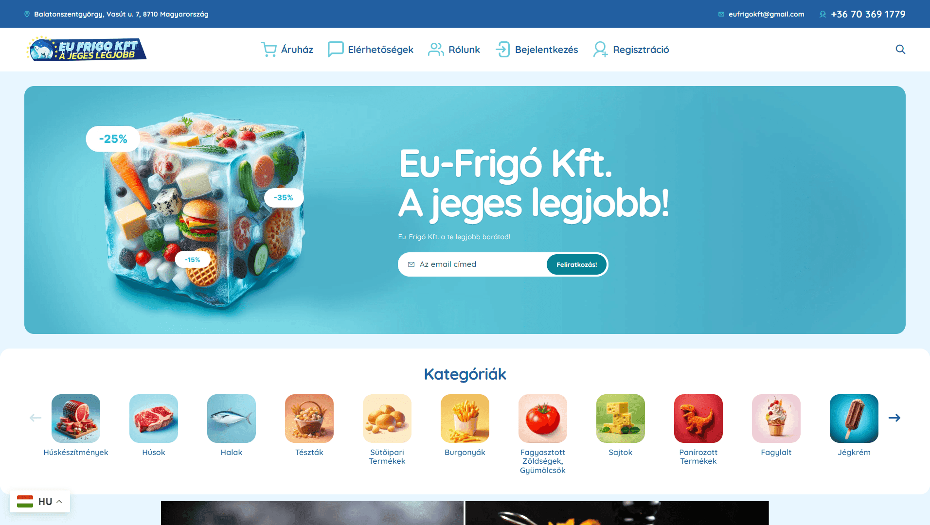 EU Frigo Kft. referencia projekt